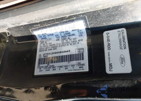 1995 Ford F150 из США, поврежденный, VIN 1FTEX15H8SKB45669